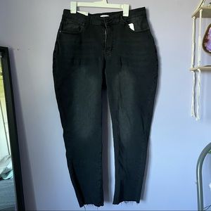 Size 14 Forever 21 Plus Black High Waisted Mom Jeans